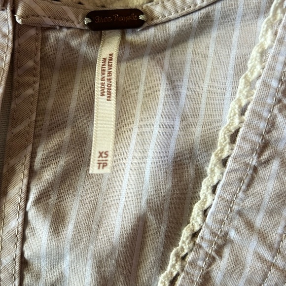 Free people peplum striped top - Picture 3 of 3